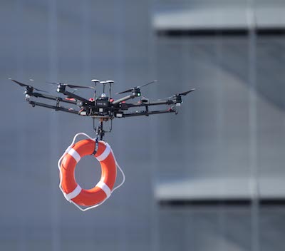 Rescue applications of a drone